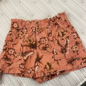 Anthropologie Jesse Printed Utility Shorts US6/UK10